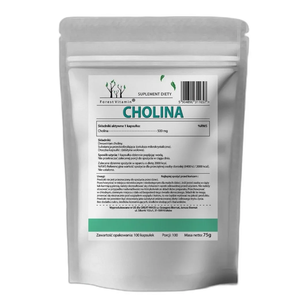 Cholina 500 mg dwuwiniian — zdjęcie 3