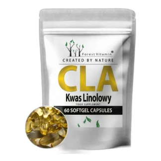 CLA kwas linolowy 1000 mg 60 kapsułek dla redukcji tkanki tłuszczowej — zdjęcie 1