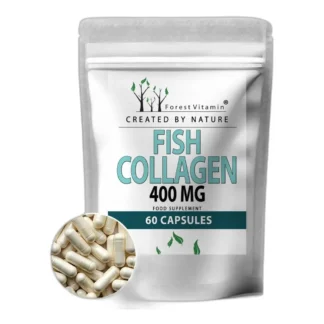 Kolagen morski rybi 400 mg dla stawów, kości, włosów i skóry — zdjęcie 1