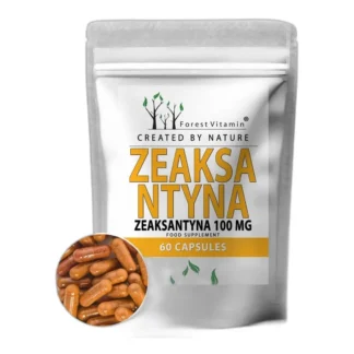 Zeaksantyna 100 mg 60 kapsułek dla zdrowego wzroku i oczu — zdjęcie 1