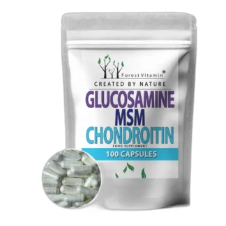 Glukozamina MSM chondroityna 100 kapsułek stawy kolana — zdjęcie 1