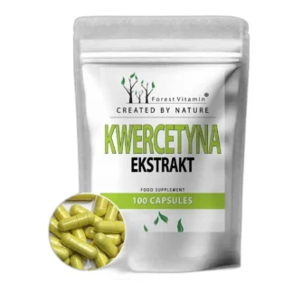 KWERCETYNA NATURALNY EKSTRAKT 400mg 100kaps quercetin Bioflawonoid — zdjęcie 1