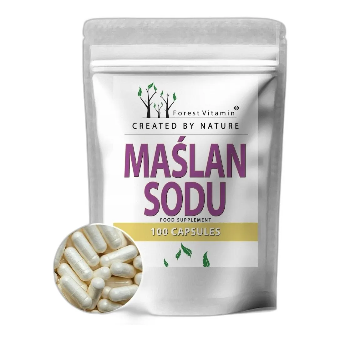 Maślan sodu 300mg kwas masłowy jelita mikrobiom odporność — zdjęcie 1