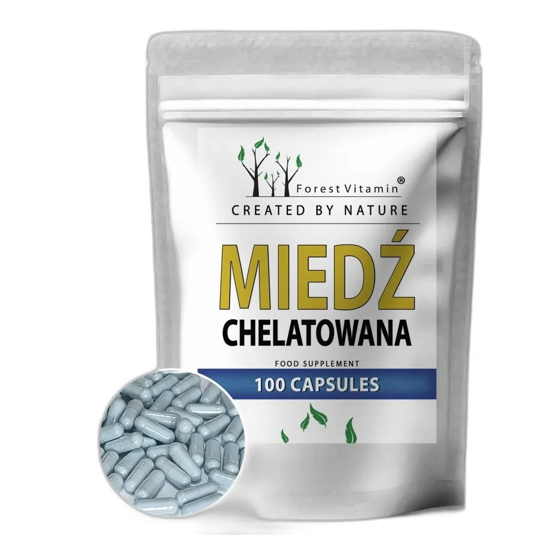 Miedź chelatowana – glycinian miedzi, odporność, kości — zdjęcie 1