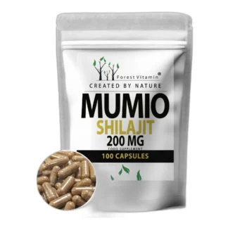 Shilajit 200 mg – ekstrakt z kwasami fulwowymi 20% — zdjęcie 1