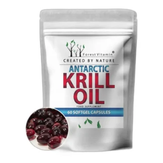 Olej z kryla antarktycznego 60 kapsułek z omega-3 i astaksantyną — zdjęcie 1