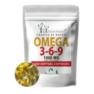Omega 3-6-9 – olej rybi, lniany, witamina E — zdjęcie 1