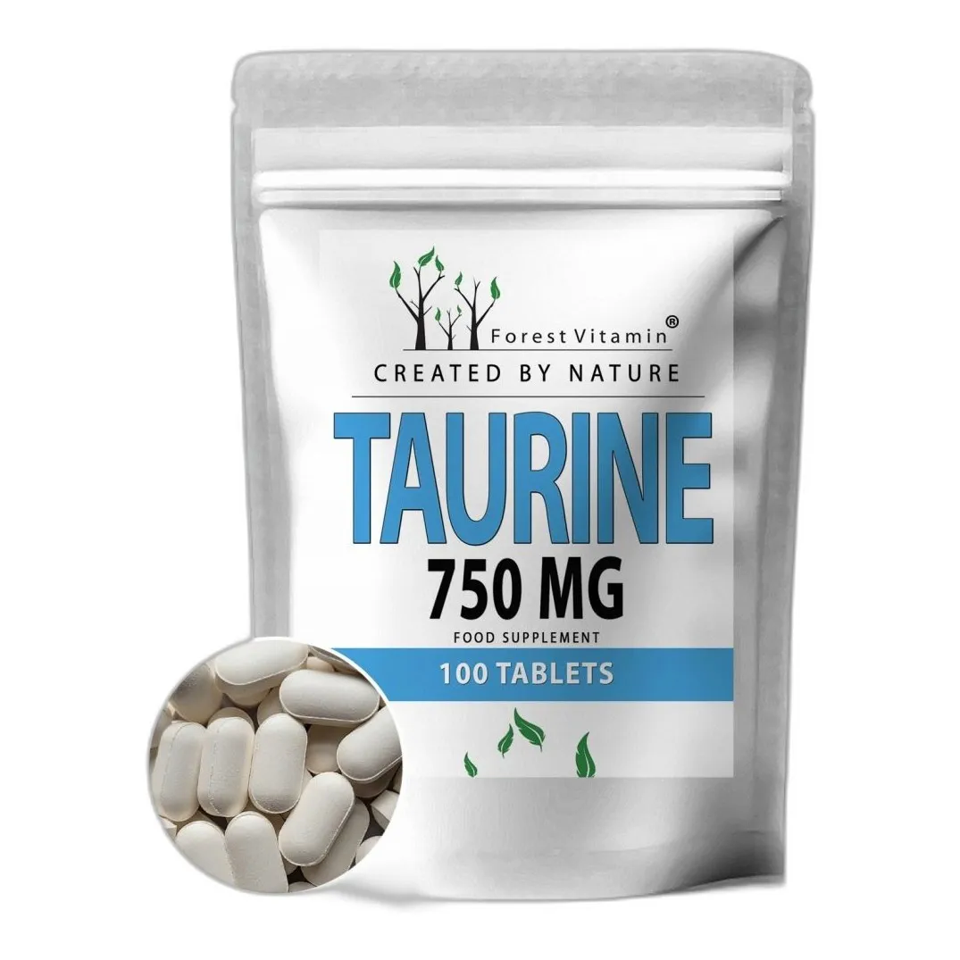 TAURYNA 750mg TAURINE 100tab MOCNA REGENARACJA — zdjęcie 1