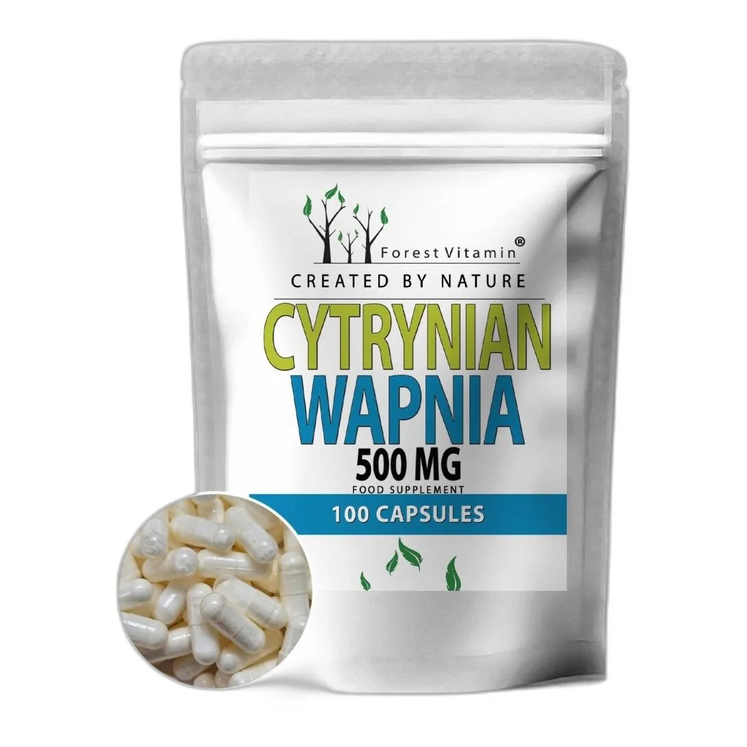 Cytrynian wapnia 500 mg – wapń dla kości i zębów — zdjęcie 1