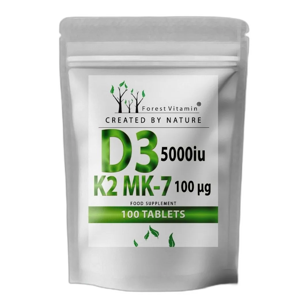 Witamina D3 5000 IU z witaminą K2 MK-7 — zdjęcie 2