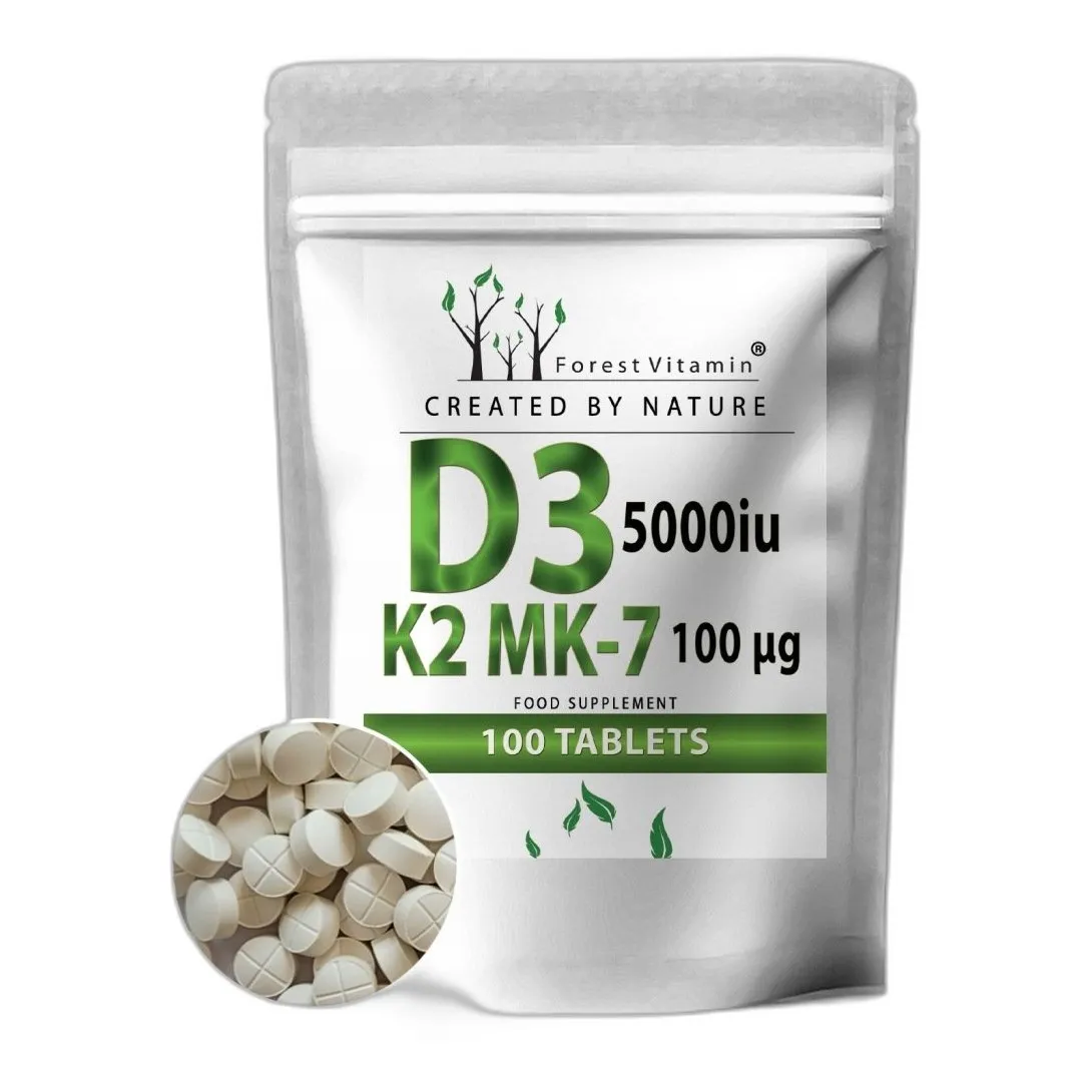 Witamina D3 5000 IU z witaminą K2 MK-7 — zdjęcie 1